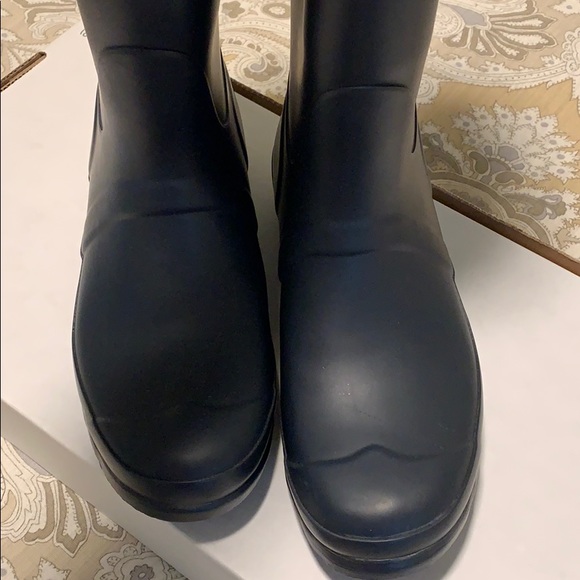 Matte Navy Hunter Rain Boots - Picture 3 of 5
